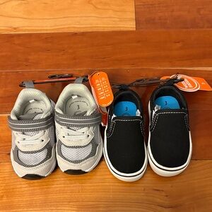 Kids' Gray and Black Sneakers